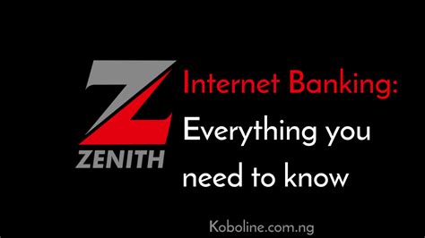 Zenith internet banking. Things To Know About Zenith internet banking. 